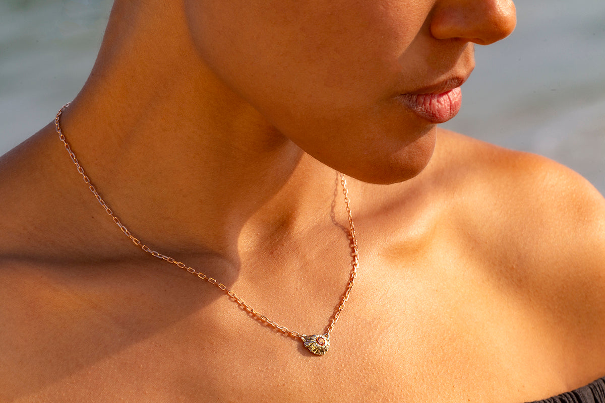 Barnacle Rose Pendant